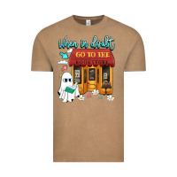 Vintage Coffee when in doubt go to the bookstore Vintage Tee - Artiststas