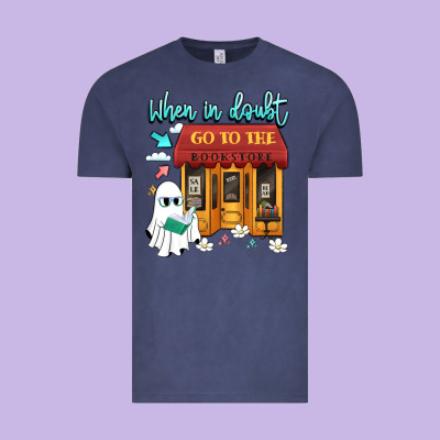 When In Doubt Go To The Bookstore Vintage Tee Designed By Artiststas