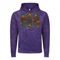 Cloud Purple tooled leather fall background Vintage Hoodie - RanaPortraitStore