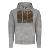 Tooled Leather Fall Background Vintage Hoodie | Teevron