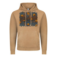 Vintage Camel tooled leather fall background Vintage Hoodie - RanaPortraitStore
