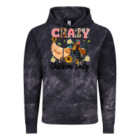 Cloud Black crazy chicken lady Vintage Hoodie - Artiststas