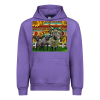 Tulip Western Cute Hampshire Sheep Family Urban Hoodie - LillyAllenDesigns