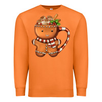 Carrot Gingerbread Cookie Man Hot Cocoa Coffee Premium Sweatshirt - FaDigitalArtStudio