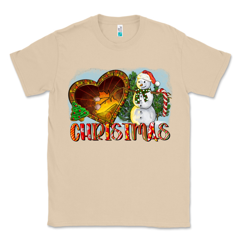 Christmas Snowman Classic Tee by LillyAllenDesigns | Teevron