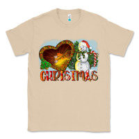 Mushroom Christmas Snowman Classic Tee - LillyAllenDesigns