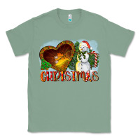 Sage Christmas Snowman Classic Tee - LillyAllenDesigns