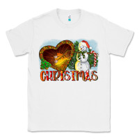 White Christmas Snowman Classic Tee - LillyAllenDesigns