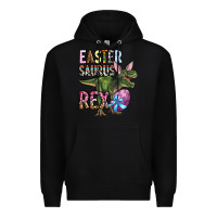 Black Easter Saurus Rex Premium Hoodie - OliviaCreatesArt