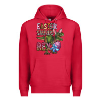 Cardinal Easter Saurus Rex Premium Hoodie - OliviaCreatesArt