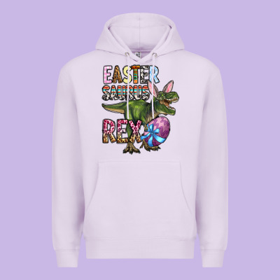 Easter Saurus Rex Premium Hoodie Designed By Oliviacreatesart