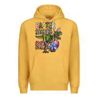 Mustard Easter Saurus Rex Premium Hoodie - OliviaCreatesArt