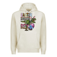 Oatmeal Heather Easter Saurus Rex Premium Hoodie - OliviaCreatesArt