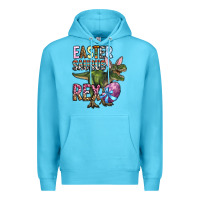 Ocean Blue Easter Saurus Rex Premium Hoodie - OliviaCreatesArt