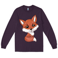 Plum fox Long Sleeve Tee - texasbilliewilder