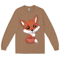 Toasted Coconut fox Long Sleeve Tee - texasbilliewilder
