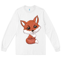 White fox Long Sleeve Tee - texasbilliewilder
