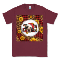 Burgundy joy christmas cow Classic Tee - LillyAllenDesigns