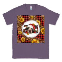 Lavender joy christmas cow Classic Tee - LillyAllenDesigns