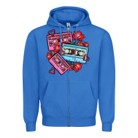 True Royal valentines day casette olivia Zipper Hoodie - OliviaCreatesArt