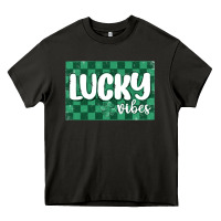 Asphalt lucky vibes Heavy Core Tee - MaliasSmallBusiness