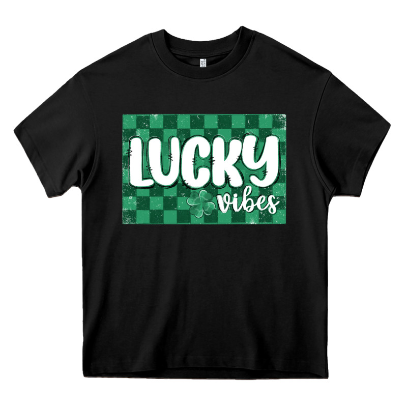 Lucky Vibes Heavy Core Tee by MaliasSmallBusiness | Teevron