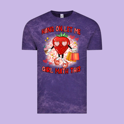 Hang On,let Me Girl Math This Vintage Tee Designed By Artiststas