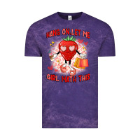 Cloud Purple hang on,let me girl math this Vintage Tee - Artiststas