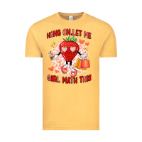 Vintage Mustard hang on,let me girl math this Vintage Tee - Artiststas