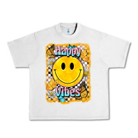 Lunar Rock happy vibes smiley face Urban Heavy Tee - BarkalooDesign