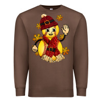 Chestnut Softball Christmas With Hat And Glove Premium Sweatshirt - FaDigitalArtStudio
