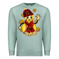Seafoam Softball Christmas With Hat And Glove Premium Sweatshirt - FaDigitalArtStudio