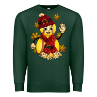 Sports Green Softball Christmas With Hat And Glove Premium Sweatshirt - FaDigitalArtStudio