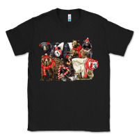 Black Christmas Bear Family Classic Tee - LillyAllenDesigns