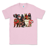 Bubblegum Pink Christmas Bear Family Classic Tee - LillyAllenDesigns