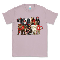 Lilac Christmas Bear Family Classic Tee - LillyAllenDesigns