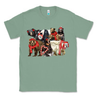 Sage Christmas Bear Family Classic Tee - LillyAllenDesigns