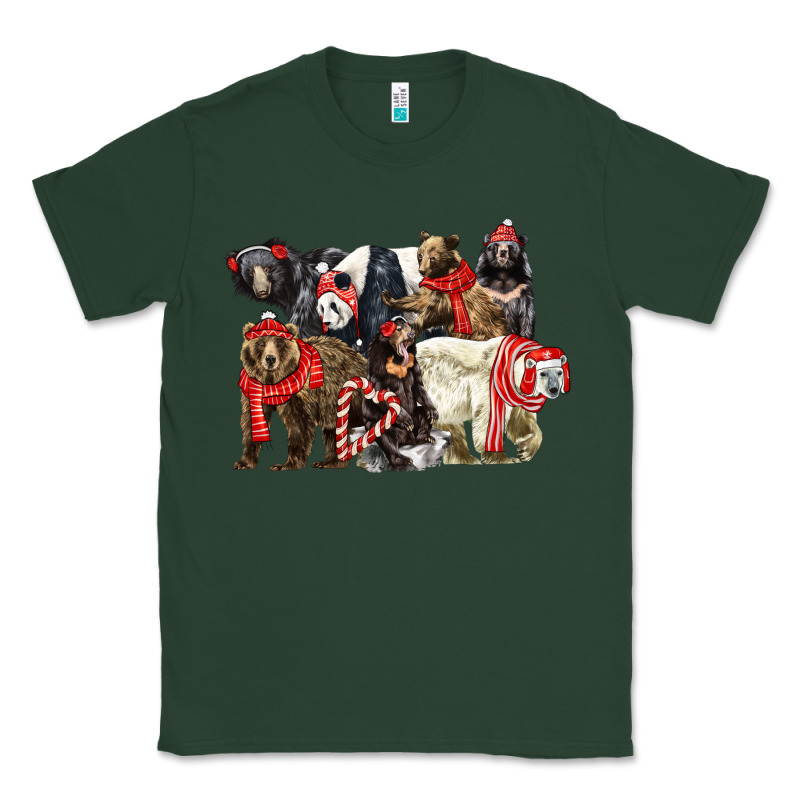 Christmas Bear Family Classic Tee by LillyAllenDesigns | Teevron
