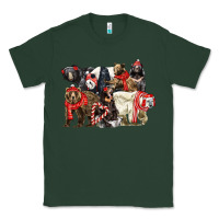 Sports Green Christmas Bear Family Classic Tee - LillyAllenDesigns