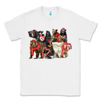 White Christmas Bear Family Classic Tee - LillyAllenDesigns