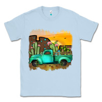Dusty Blue truck Classic Tee - JahusDesignShop