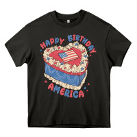 Asphalt happy birthday america Heavy Core Tee - MaliasSmallBusiness