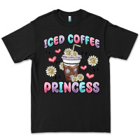 Black iced coffee princess Premium Tee - MaliasSmallBusiness