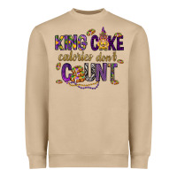Mushroom King cake calories don't count Heavyweight Sweatshirt - HowdyJamesFarm