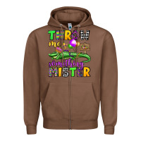 Chestnut throw me something mister mardi gras olivia Zipper Hoodie - OliviaCreatesArt