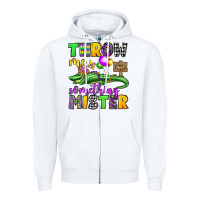 Throw Me Something Mister Mardi Gras Olivia Zipper Hoodie | Teevron