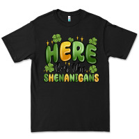Black here for the shenanigans Premium Tee - MaliasSmallBusiness