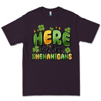 Plum here for the shenanigans Premium Tee - MaliasSmallBusiness