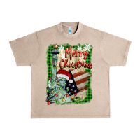 French Oak merry christmas  statue of liberty Urban Heavy Tee - BarkalooDesign