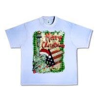 Grape Ice merry christmas  statue of liberty Urban Heavy Tee - BarkalooDesign